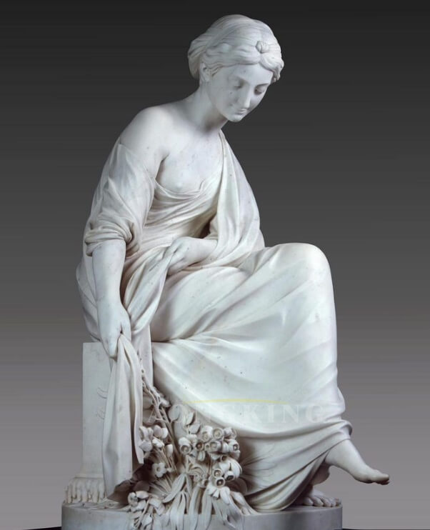 marble Winter lady statues
