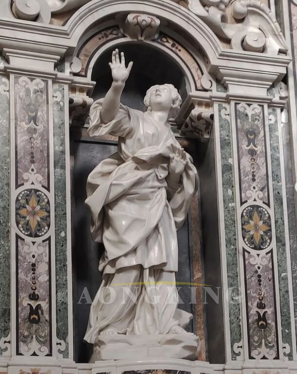 marble sculpture of Saint Irene of Thessalonica