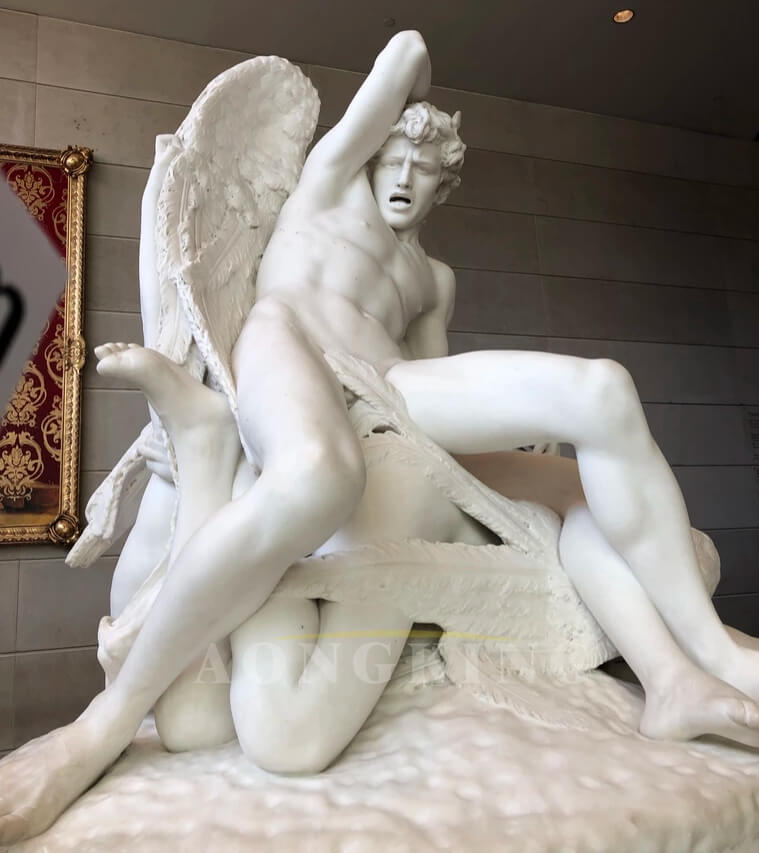 marble statue of the fallen angels
