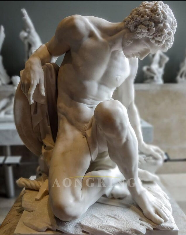 the Dying Gladiator marble statue