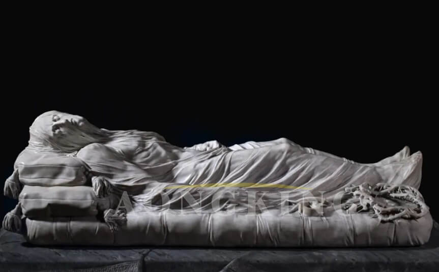 the Veiled Christ marble statue (2)