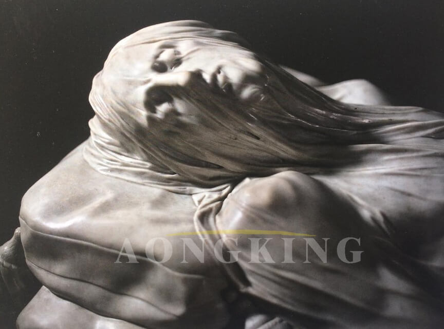 the Veiled Christ marble statue (3)