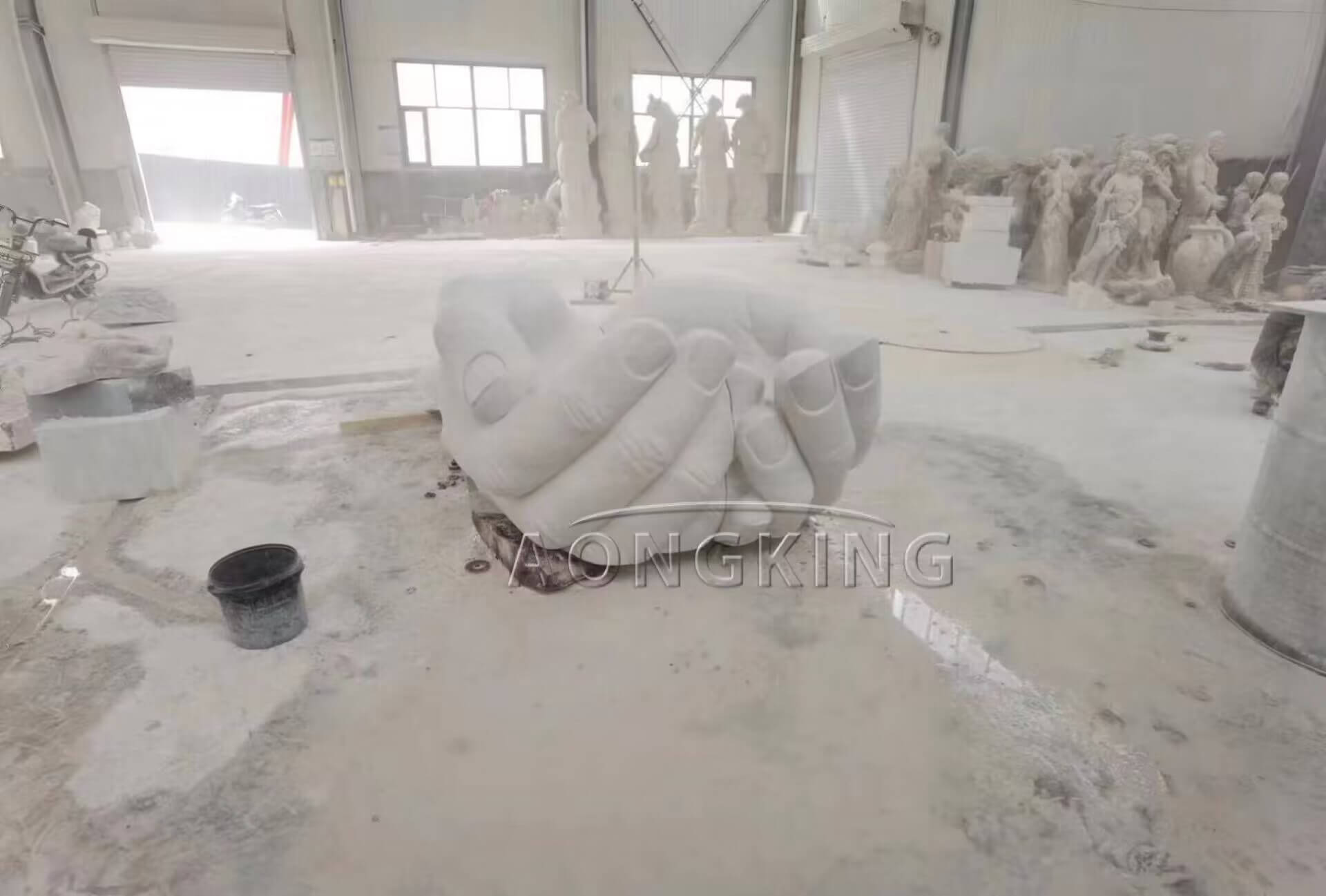 finished hand marble statue (1)