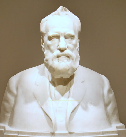 marble Alexander Graham Bell bust