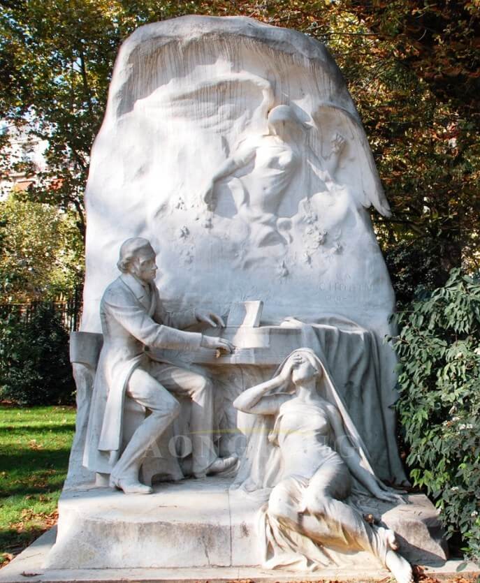 marble Chopin Statue and Concert festival