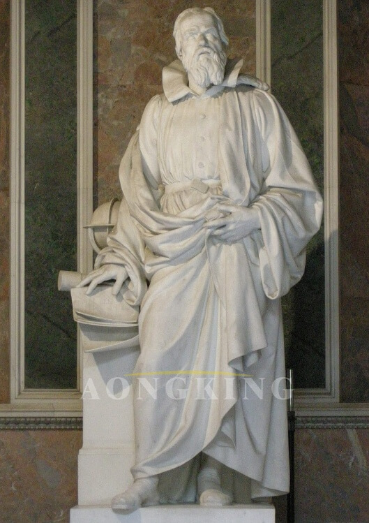 marble Galileo Galilei statue2