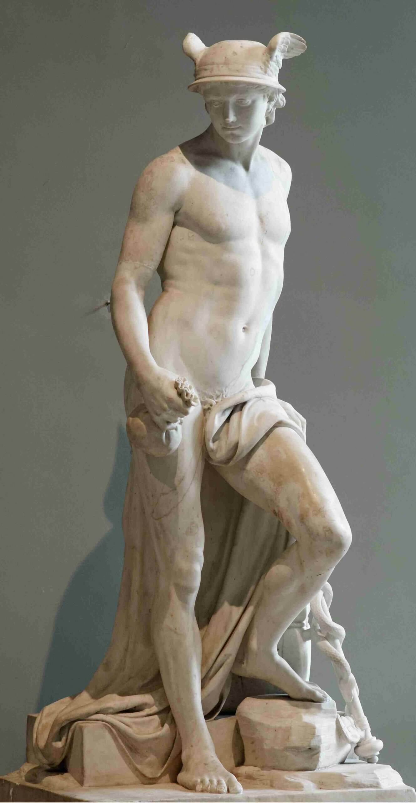 marble Mercury Sculpture