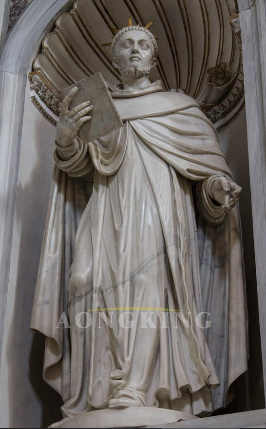 marble St. Dominic statue