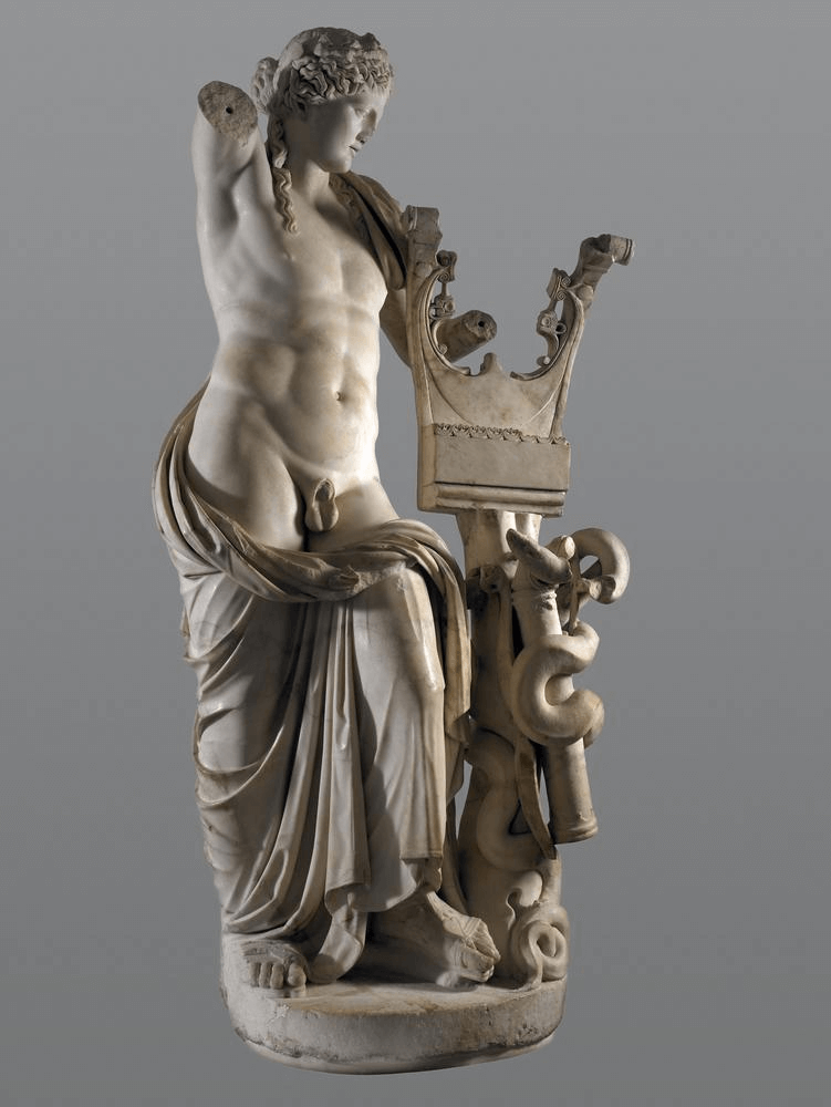 marble apollo sculpture (2)