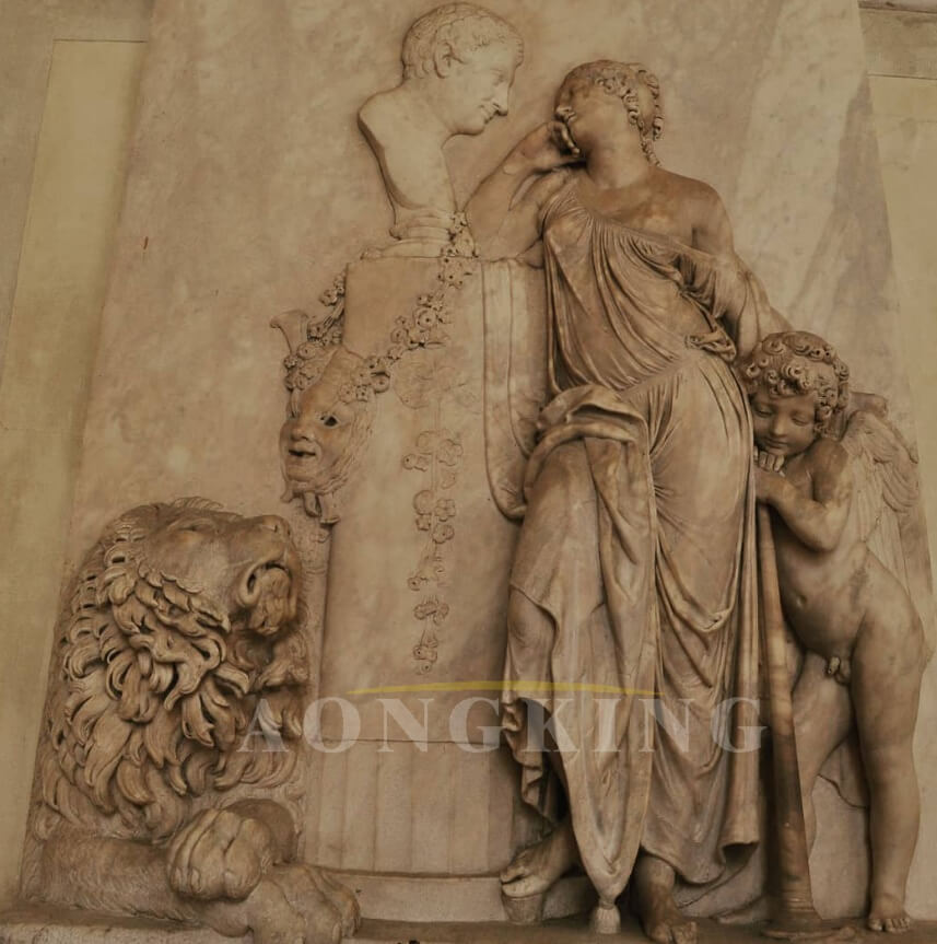 marble relief Artworks Venice