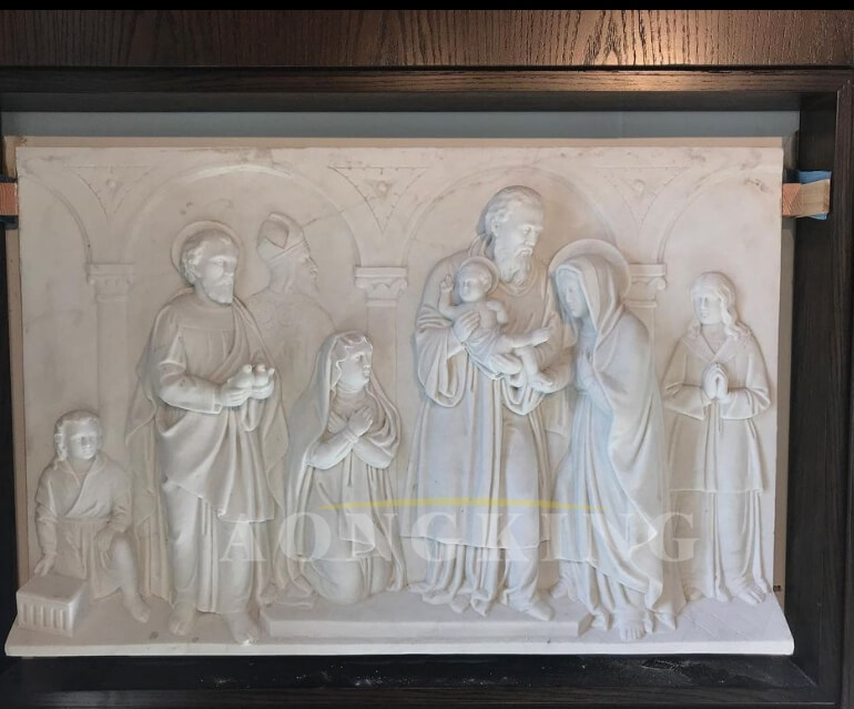 marble reliefs of the Childhood of Jesus Christ (5)