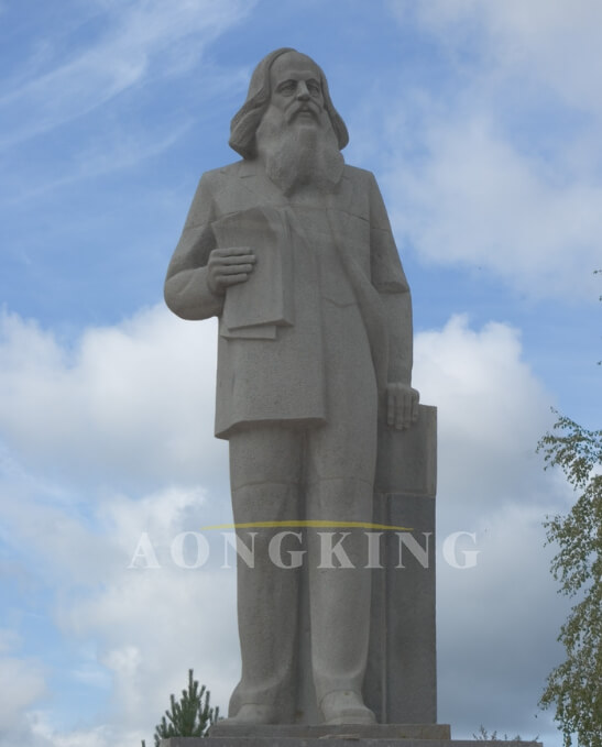 stone Dmitri Mendeleev statue
