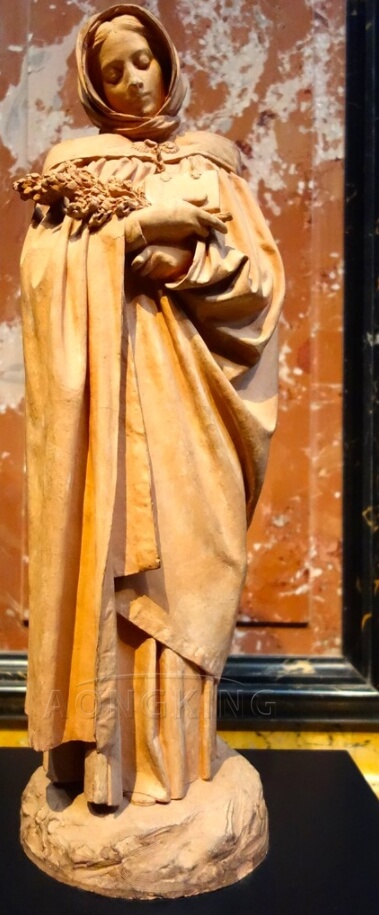 Aime Jules Dallo marble statue