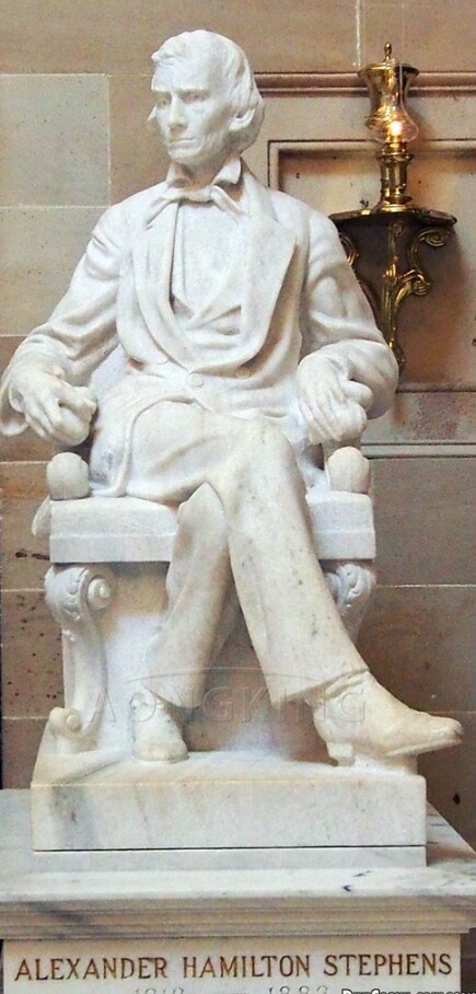 Alexander Hamilton custom marble statue
