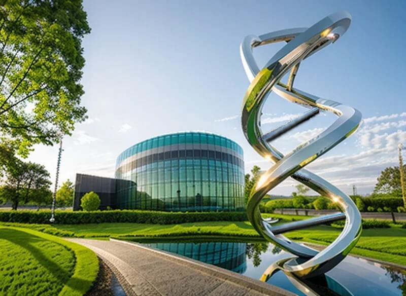 DNA sculptures art