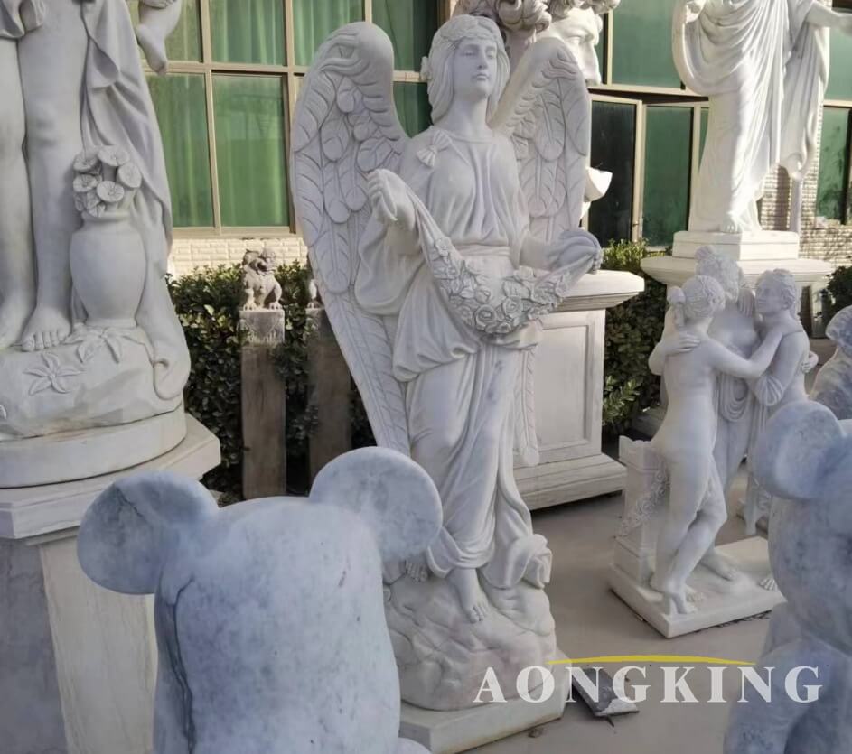 woman angel statue